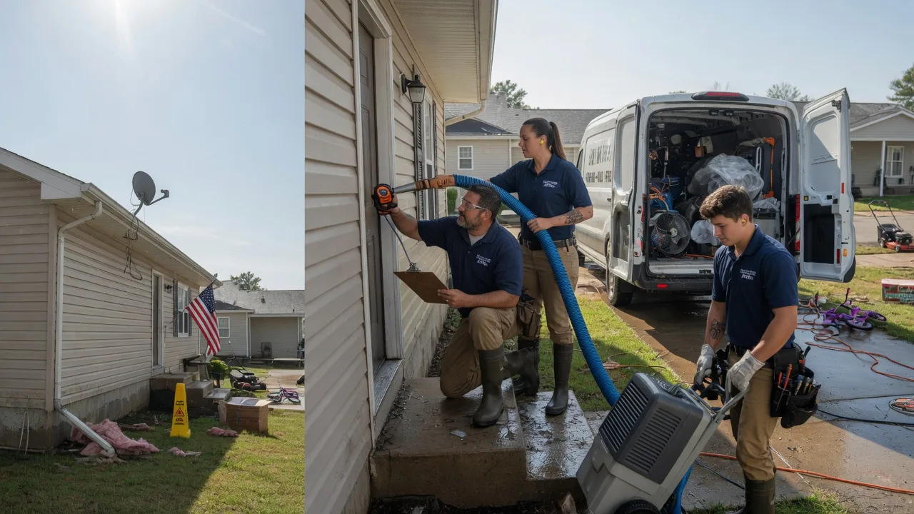 Ceiling Water Damage Restoration in West Paris, ME near me